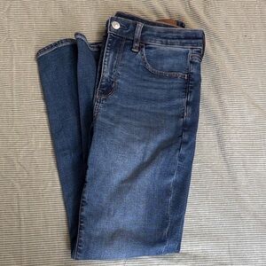 High Waisted A&E Blue Skinny Jeans Short
